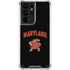 University of Maryland Collegiate Text Galaxy S21 Ultra 5G Clear Case